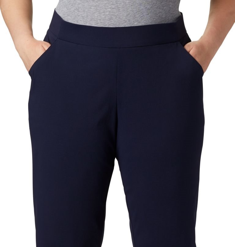 Pantaloni Sport Columbia Anytime Casual Capris Dama Bleumarin | Plus Size HOZS01Q7A